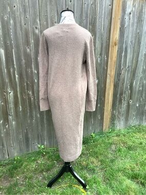 J. Crew Taupe Knit Midi Dress